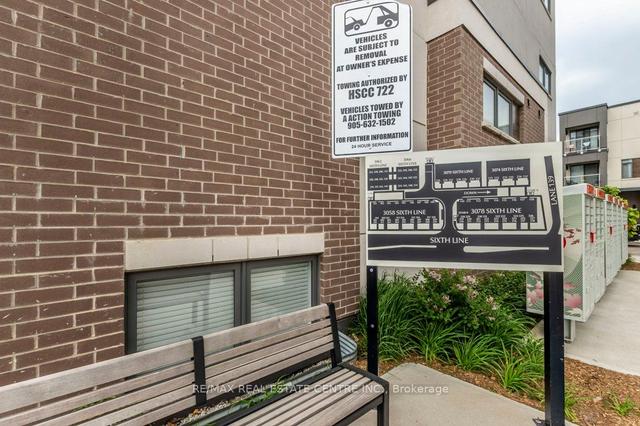 116 - 3078 6 Th Line, Townhouse with 2 bedrooms, 2 bathrooms and 2 parking in Oakville ON | Image 25