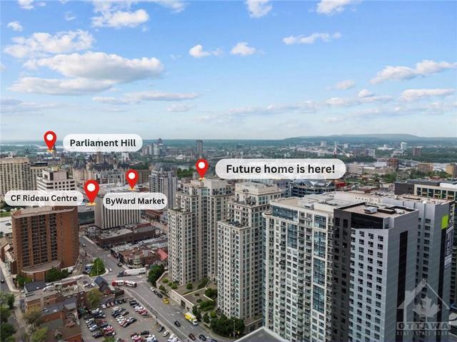 1410 - 200 Rideau St, Condo with 1 bedrooms, 1 bathrooms and null parking in Ottawa ON | Image 3