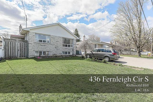 MAIN - 436 Fernleigh Cir S, House detached with 3 bedrooms, 1 bathrooms and 3 parking in Richmond Hill ON | Image 1