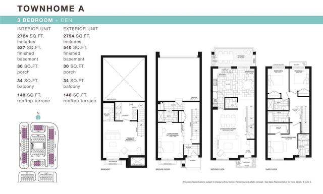 LOT-30 - 83 William Saville St, House attached with 3 bedrooms, 5 bathrooms and 2 parking in Unionville ON | Image 4