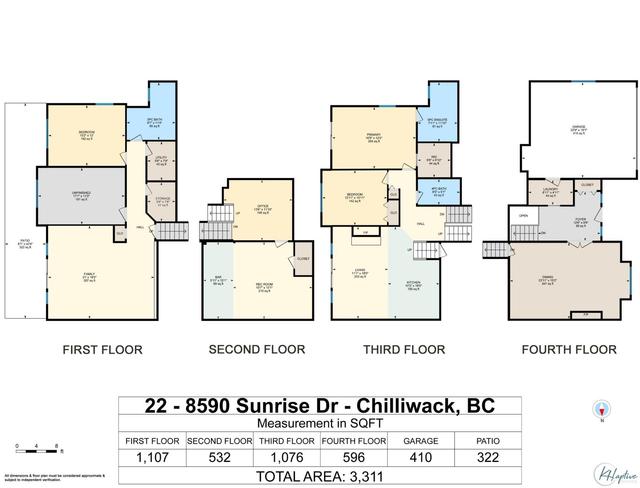 22 - 8590 Sunrise Dr, House attached with 4 bedrooms, 3 bathrooms and null parking in Chilliwack BC | Image 40