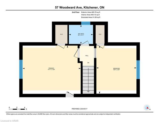 57 Woodward Ave, House detached with 4 bedrooms, 2 bathrooms and 4 parking in Kitchener ON | Image 38