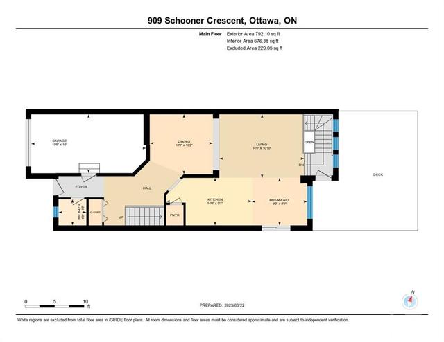 909 Schooner Cres, Townhouse with 3 bedrooms, 3 bathrooms and 3 parking in Gloucester ON | Image 29