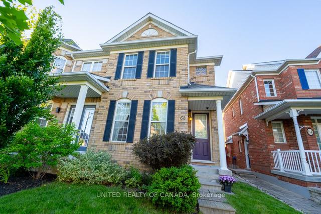 62 Spring Meadow Ave, House semidetached with 3 bedrooms, 4 bathrooms and 2 parking in Markham ON | Image 1