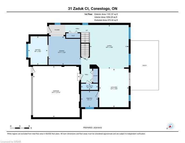 31 Zaduk Crt, House detached with 2 bedrooms, 2 bathrooms and 6 parking in Conestogo ON | Image 30