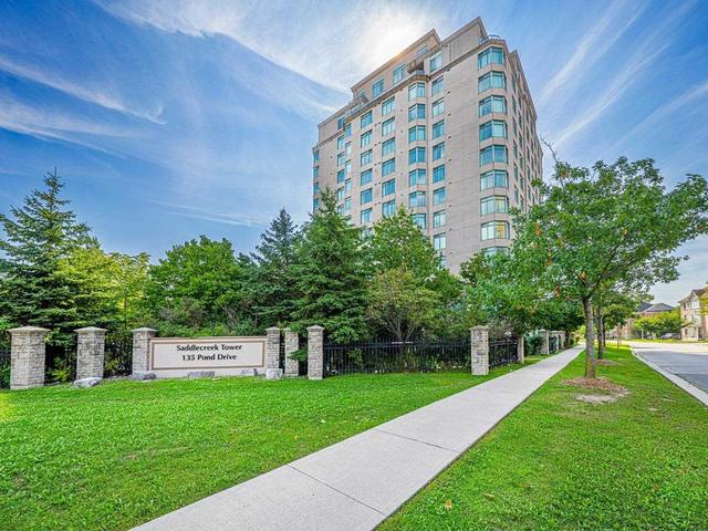 909 - 135 Pond Dr, Condo with 1 bedrooms, 1 bathrooms and 2 parking in Thornhill ON | Image 1