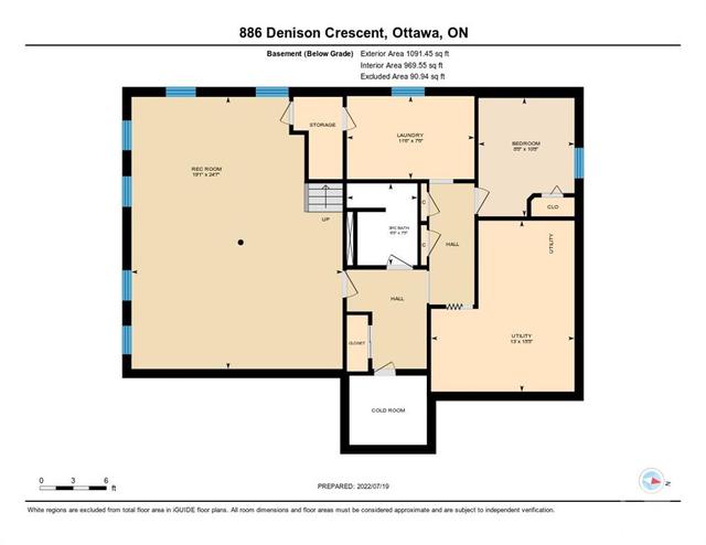 886 Denison Cres, House detached with 4 bedrooms, 2 bathrooms and 6 parking in Ottawa ON | Image 29