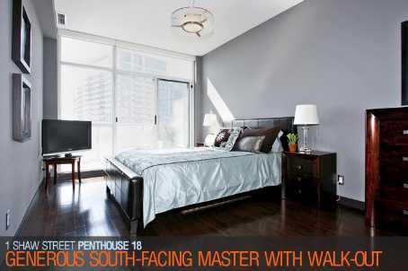 PH18 - 1 Shaw St, Condo with 2 bedrooms, 2 bathrooms and 1 parking in Toronto ON | Image 5