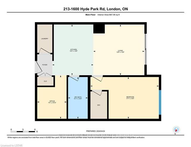 408 - 1600 Hyde Park Rd, Condo with 1 bedrooms, 1 bathrooms and 0 parking in London ON | Image 28