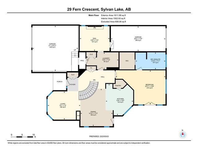29 Fern Cres, House detached with 3 bedrooms, 2 bathrooms and 3 parking in Sylvan Lake AB | Image 38