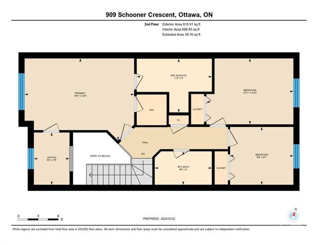 909 Schooner Cres, Townhouse with 3 bedrooms, 3 bathrooms and 3 parking in Gloucester ON | Image 30