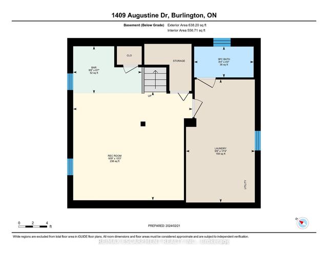 1409 Augustine Dr, House detached with 3 bedrooms, 2 bathrooms and 4 parking in Burlington ON | Image 22