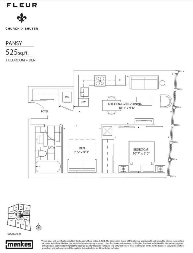 PH212 - 60 Shuter St, Condo with 1 bedrooms, 1 bathrooms and 0 parking in Toronto ON | Image 3