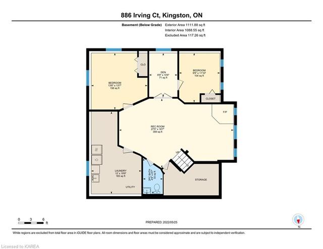 886 Irving Crt, House detached with 4 bedrooms, 2 bathrooms and 4 parking in Kingston ON | Image 46