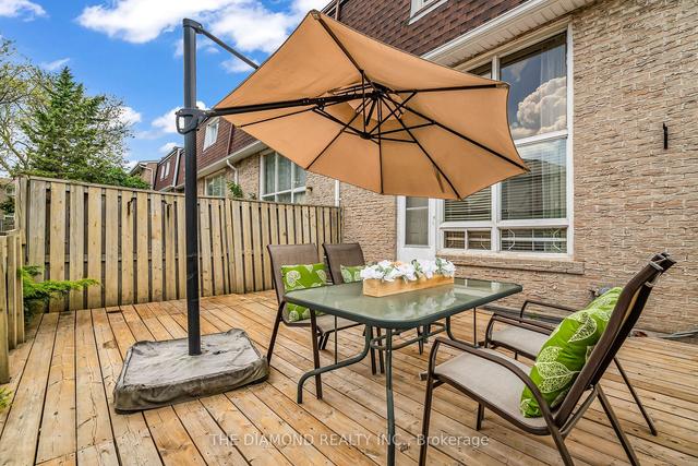 23 - 629 Rathburn Rd, Townhouse with 3 bedrooms, 2 bathrooms and 2 parking in Toronto ON | Image 35