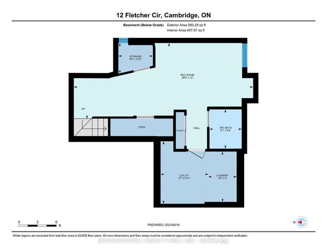 12 Fletcher Cir, House detached with 3 bedrooms, 3 bathrooms and 3 parking in Cambridge ON | Image 33
