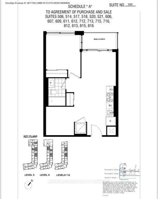 520 - 405 Dundas St W, Condo with 1 bedrooms, 1 bathrooms and 1 parking in Oakville ON | Image 4