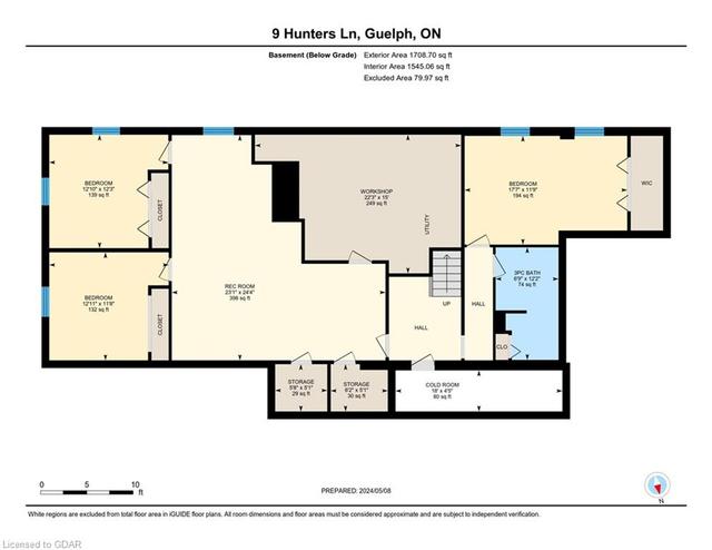 9 Hunters Lane, House detached with 6 bedrooms, 3 bathrooms and 6 parking in Guelph ON | Image 44