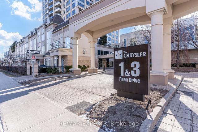 708 - 3 Rean Dr, Condo with 2 bedrooms, 2 bathrooms and 1 parking in North York ON | Image 12