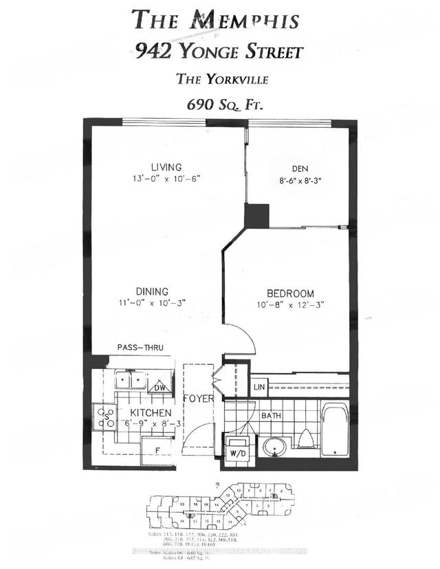 PH213 - 942 Yonge St, Condo with 1 bedrooms, 1 bathrooms and 1 parking in Toronto ON | Image 8