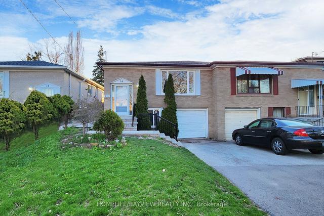 MAIN - 14 Crispin Cres, House semidetached with 3 bedrooms, 1 bathrooms and 2 parking in North York ON | Image 1