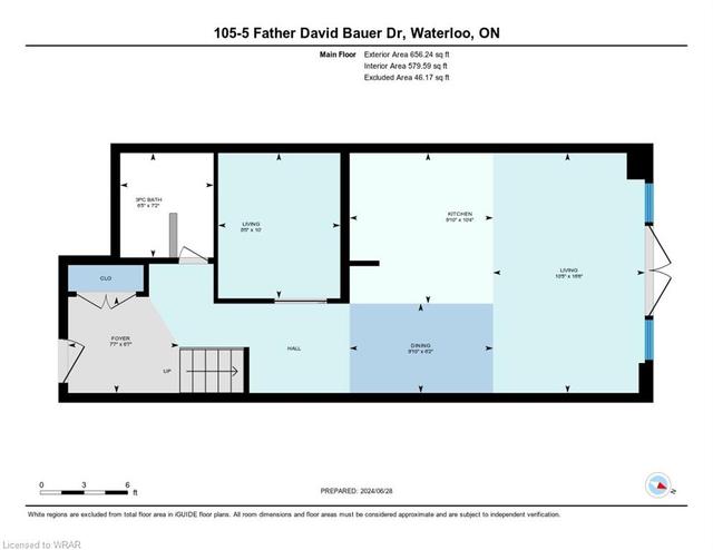 105 - 5 Father David Bauer Dr, House attached with 2 bedrooms, 2 bathrooms and 2 parking in Waterloo ON | Image 44