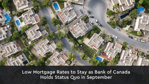 Bank of Canada Holds Rate in September | Zoocasa Blog