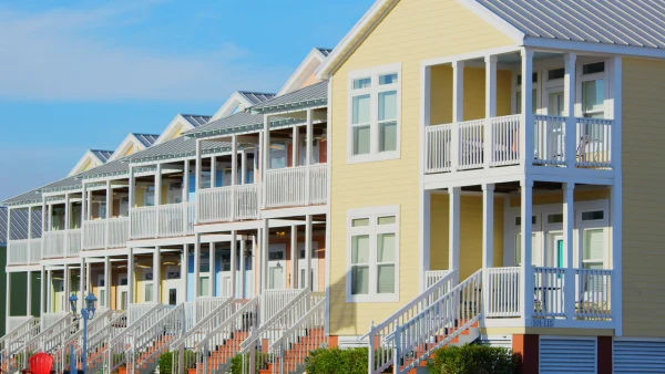 A row of houses