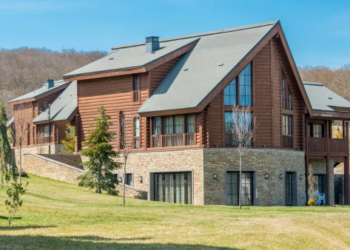 A century log home.