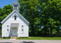 A converted school house.