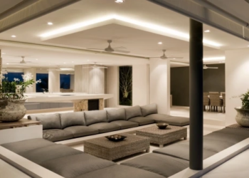 A modern living room